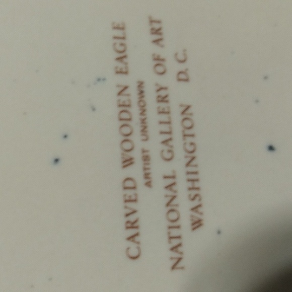 Mccoy Vintage 1970's Carved Wooden Eagle Cookie Jar In Perfect Condition - Picture 12 of 13